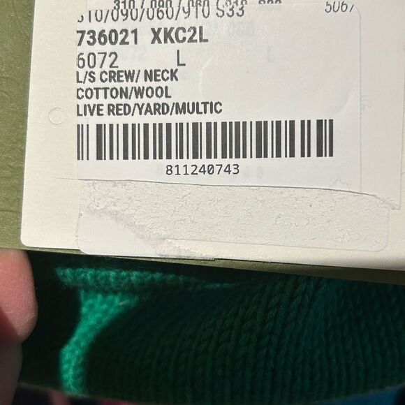 Men’s Gucci cotton/wool Cable knit sweater size large made in Italy NWT - Picture 10 of 10